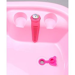 Babyhug Bath Tub Set With Bath Wash  - Pink