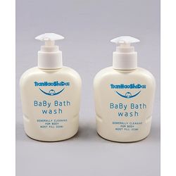 Babyhug Bath Tub Set With Bath Wash  - Pink
