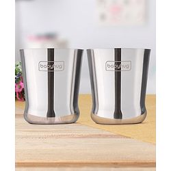 Babyhug Stainless Steel Mini Tumbler Set of 2 - 120 ml each