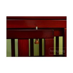 Babyhug Chester 3 in 1 Junior Bed cum Cot With Mattress- Dark Brown