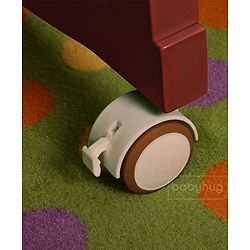 Babyhug Chester 3 in 1 Junior Bed cum Cot With Mattress- Dark Brown