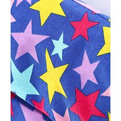 Babyhug Bootie Leggings Star Print - Blue