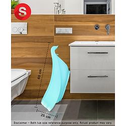 Babyhug Baby Bath Tub With In-built Bather Small Size (Colour & Print May Vary)