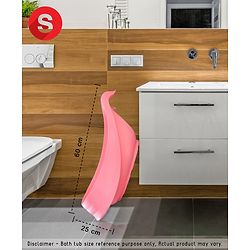 Babyhug Bath Tub With In-built Bather (Small Size) - Pink