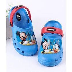 Cute Walk by Babyhug Mickey Mouse & Donald Duck Print - Blue