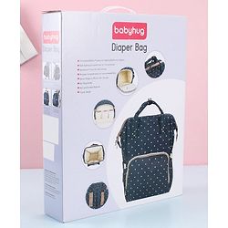 Babyhug Diaper Bag Flamingo Print - Green