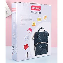 Babyhug Diaper Bag Flamingo Print - Green