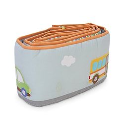 Babyhug Premium Cotton Crib Bumper Regular -Transport Theme (Cot not Included)