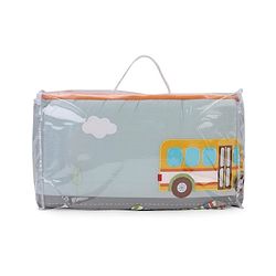 Babyhug Premium Cotton Crib Bumper Regular -Transport Theme (Cot not Included)