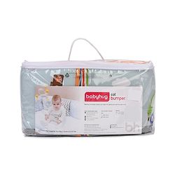 Babyhug Premium Cotton Crib Bumper Regular -Transport Theme (Cot not Included)