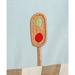 Babyhug Premium Cotton Crib Bumper Large -Transport Theme (Cot not Included)