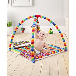 Babyhug Smiling Clown Twist N Fold Activity Play Gym - Multicolour