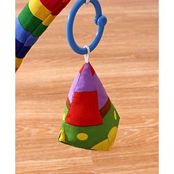 Babyhug Smiling Clown Twist N Fold Activity Play Gym - Multicolour
