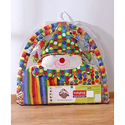Babyhug Smiling Clown Twist N Fold Activity Play Gym - Multicolour
