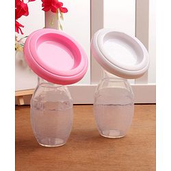 Babyhug Premium Silicone Manual Breast Pump - White