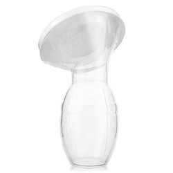 Babyhug Premium Silicone Manual Breast Pump - White