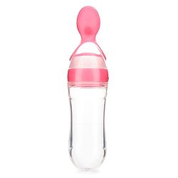 Babyhug Squeezy Silicone Food Feeder- Pink
