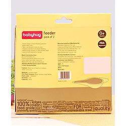 Babyhug Baby Stainless Steel Feeders Pack of 2 - 20 ml Each