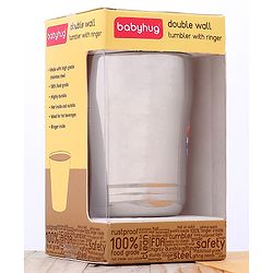 Babyhug Double Wall Stainless Steel Tumbler with Ringer - 120 ml