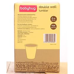 Babyhug Stainless Steel Insulated Tumbler - 120 ml