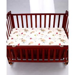 Babyhug Montana Wooden Cot Cum Rocker with Mosquito Net - Cherry Red| Wheels with Lock| Storage Space| Adjustable Height| Openable Side Rail| Foldable Headboard| Attach to Parent Bed| Convert to Study Table