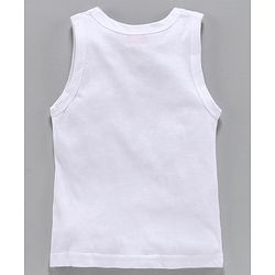 Babyhug 100% Organic Cotton Solid Vest Pack of 3 - White