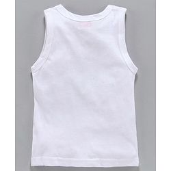 Babyhug 100% Organic Cotton Solid Vest Pack of 3 - White