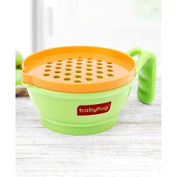 Babyhug Multi Purpose Baby Food Grinding Bowl - Purple Green