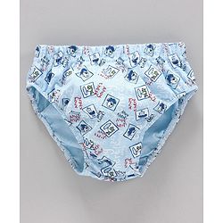 Babyhug 100% Cotton Briefs Pack of 3 - Blue Red