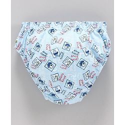 Babyhug 100% Cotton Briefs Pack of 3 - Blue Red