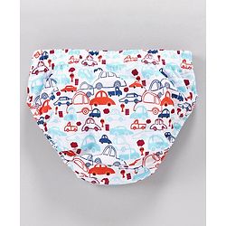 Babyhug 100% Cotton Briefs Pack of 3 - Red White
