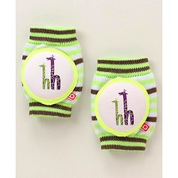 Babyhug Elbow & Knee Protection Pads Green White (Design May Vary)