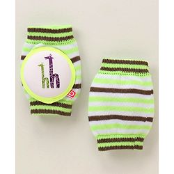 Babyhug Elbow & Knee Protection Pads Green White (Design May Vary)