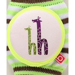 Babyhug Elbow & Knee Protection Pads Green White (Design May Vary)