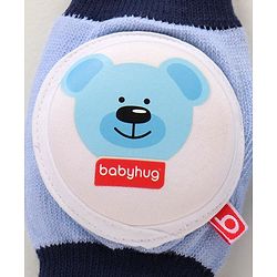 Babyhug Elbow & Knee Protection Pads  Sky Blue (Design May Vary)