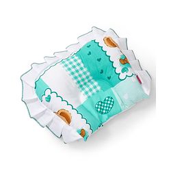 Babyhug Teddy Print Frilled Baby Bedding Set  -  Green