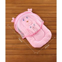 Babyhug Velvet Baby Bedding Set With Mosquito Net