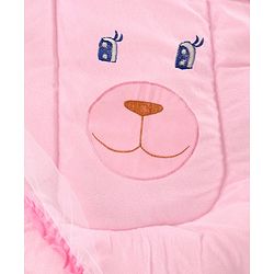 Babyhug Velvet Baby Bedding Set With Mosquito Net