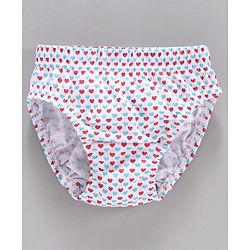Babyhug 100% Cotton Printed Panties Pack of 3 - Blue