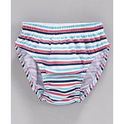 Babyhug 100% Cotton Printed Panties Pack of 3 - Blue