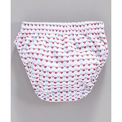Babyhug 100% Cotton Printed Panties Pack of 3 - Blue