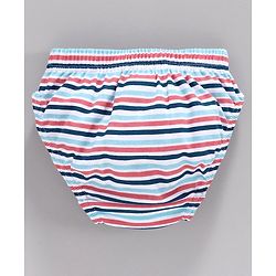 Babyhug 100% Cotton Printed Panties Pack of 3 - Blue
