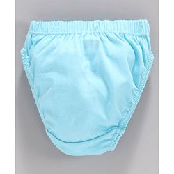Babyhug 100% Cotton Printed Panties Pack of 3 - Blue