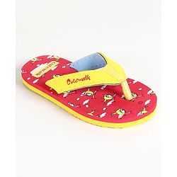 Cute Walk by Babyhug Flip Flops  Male Red 9