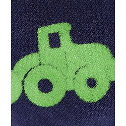Babyhug 100% Cotton Briefs Car Print Pack of 3 - Green Blue