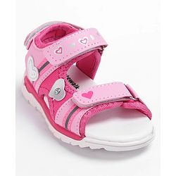 Cute Walk by Babyhug Open Toe Sandals - Pink