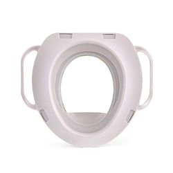 Babyhug Soft Potty Seat With Handle Fish Print- Light Blue