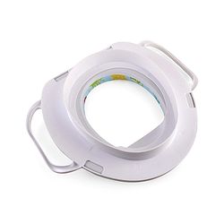 Babyhug Soft Potty Seat With Handle Fish Print- Light Blue