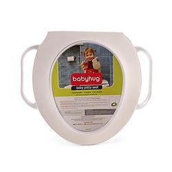 Babyhug Soft Potty Seat With Handle Star Print - Pink