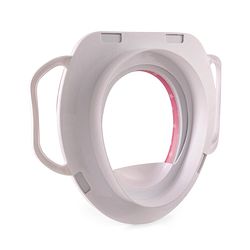 Babyhug Soft Potty Seat With Handle Star Print - Pink